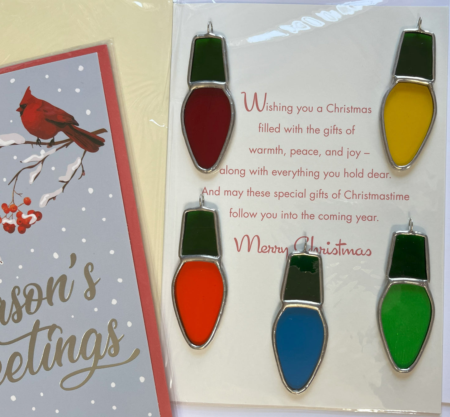 Colourful Vintage Christmas Bulbs ornaments