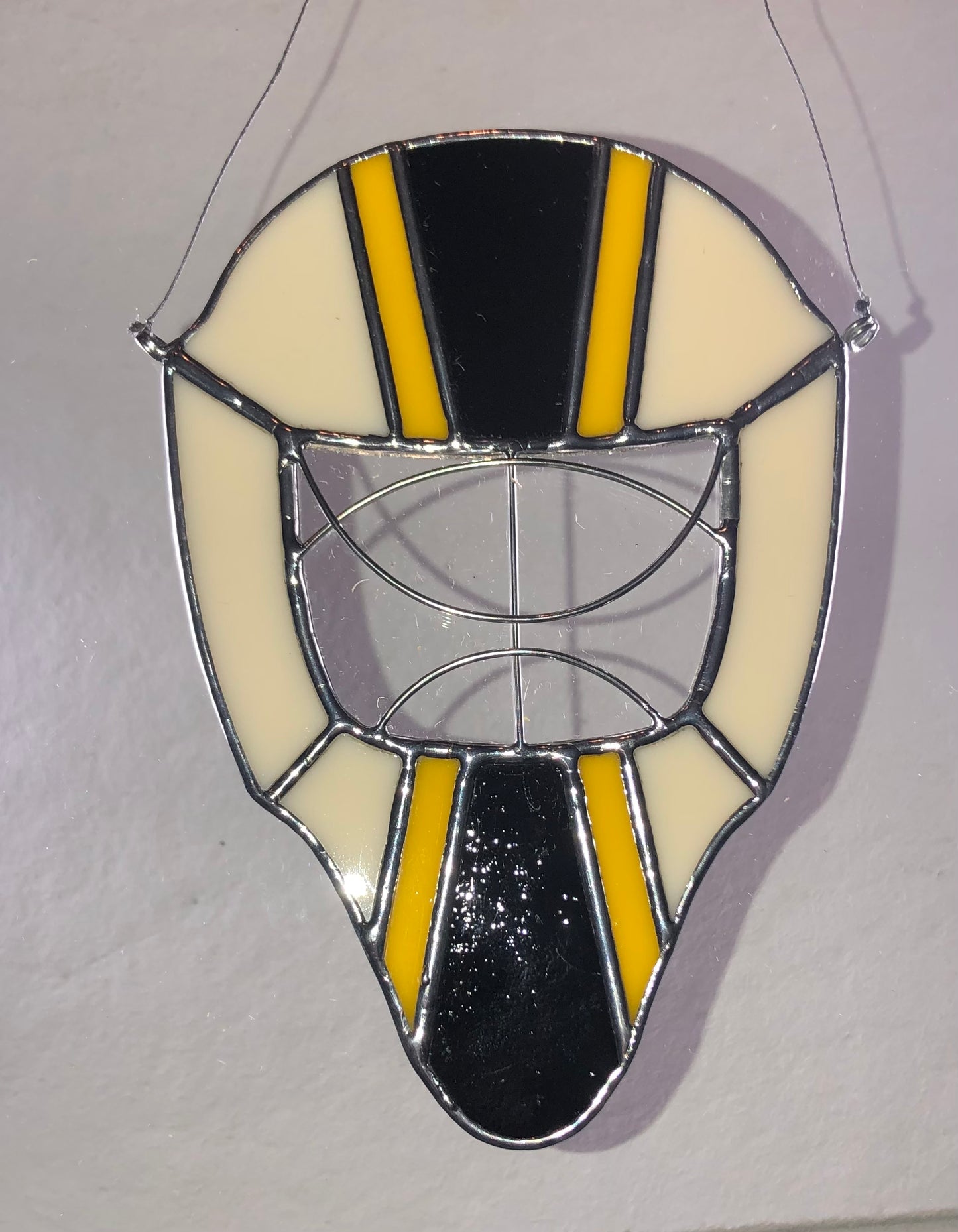 Goalie Mask Suncatcher.