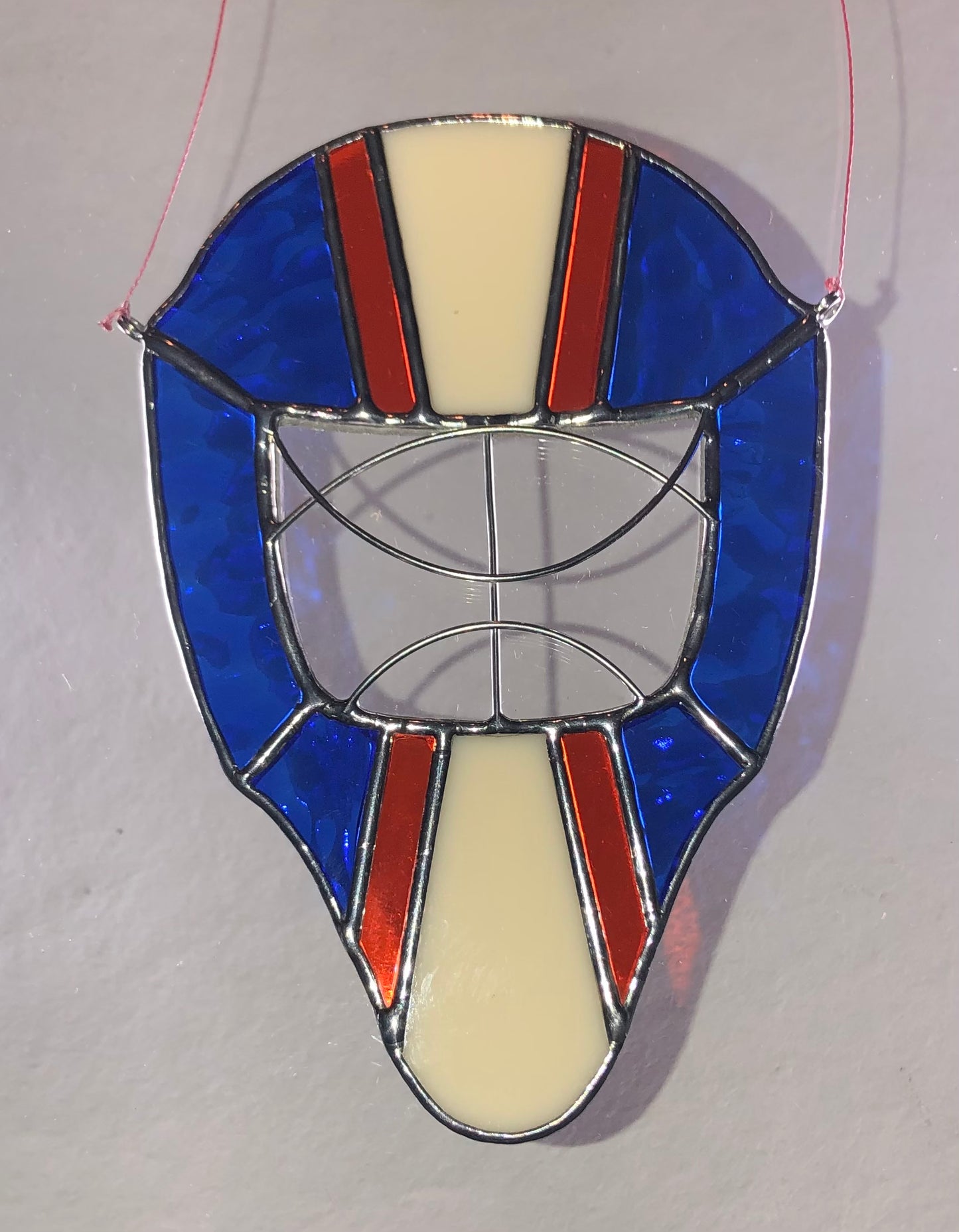 Goalie Mask Suncatcher.