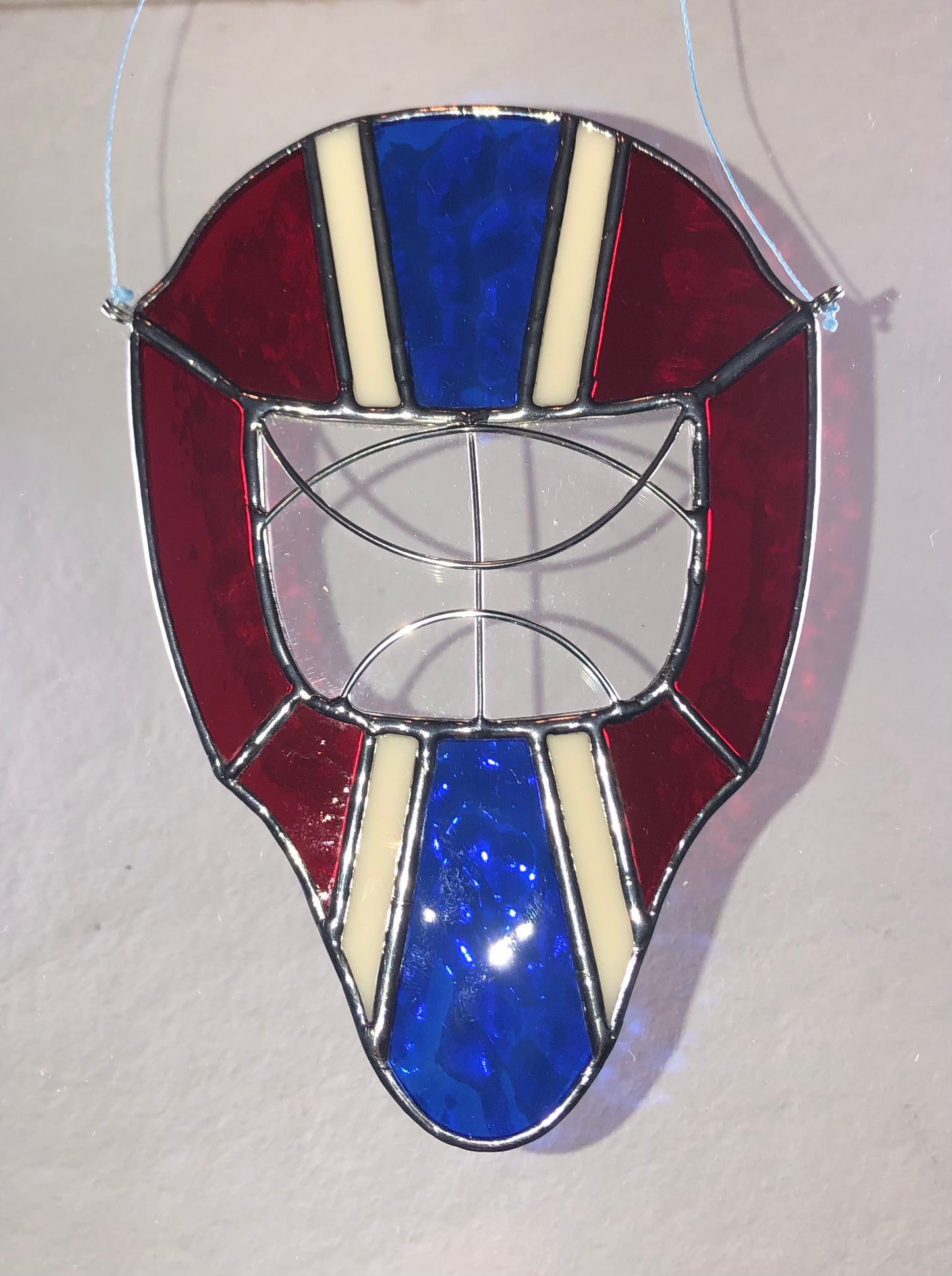 Goalie Mask Suncatcher.