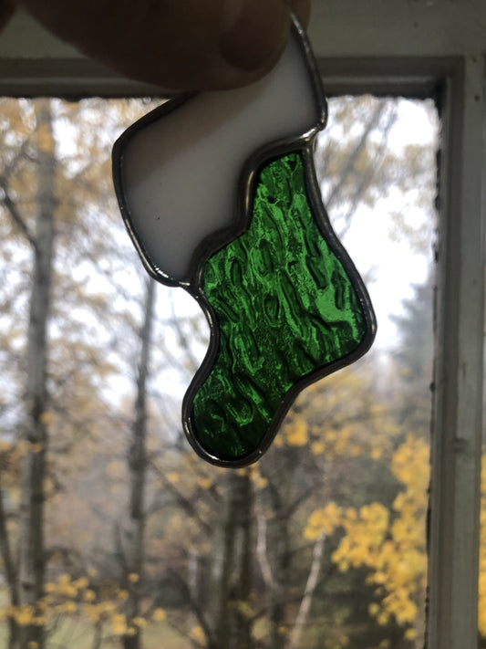 Green Christmas Stocking