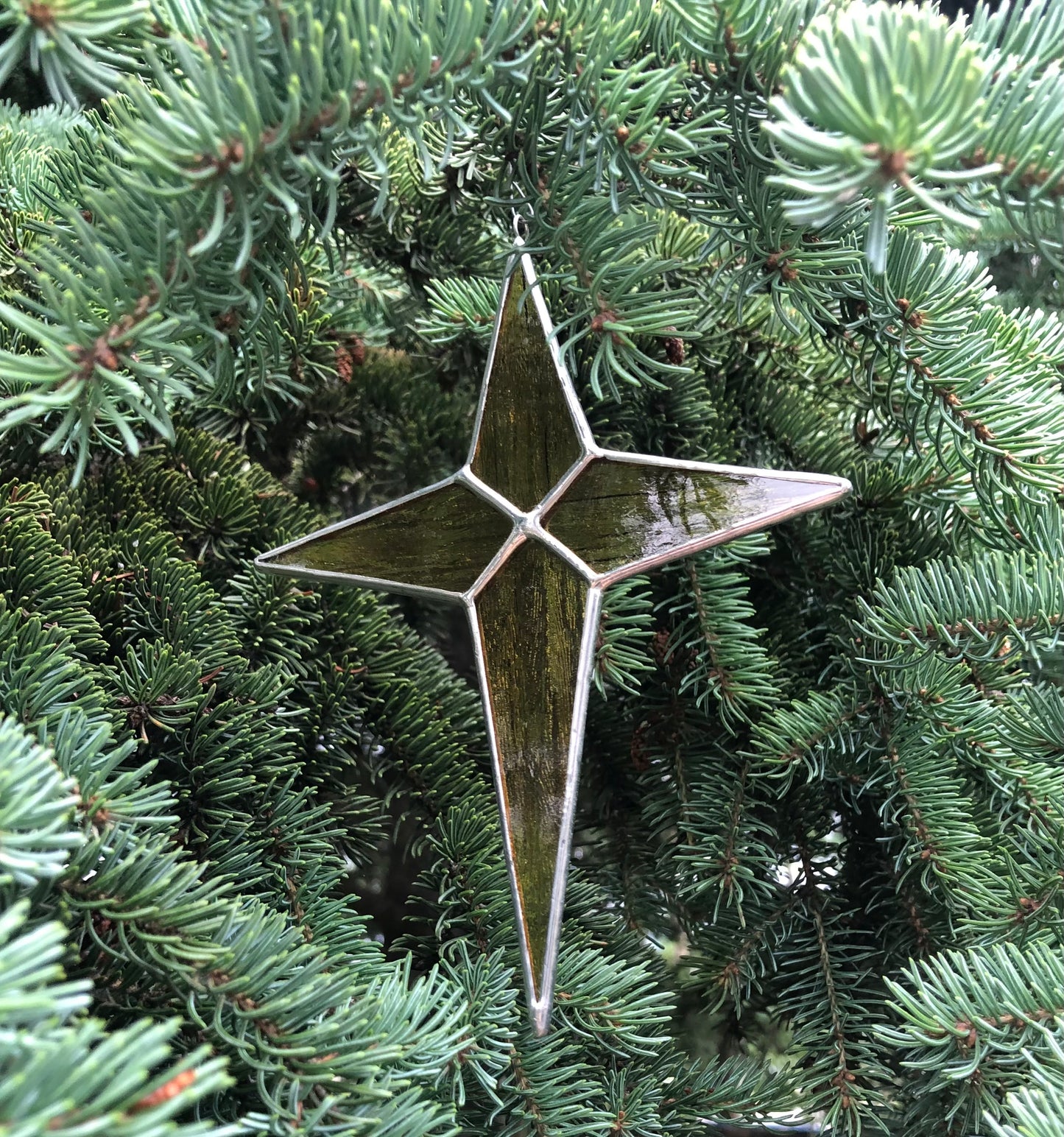 Stained Glass Christmas Star (Large)